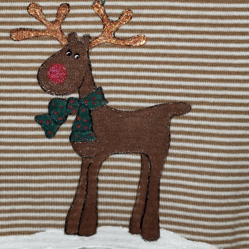 A  baby boys Christmas romper/ onesie